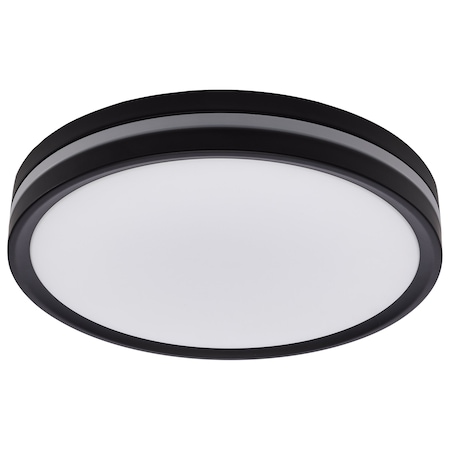 Nuvo 11 Inch Surface Mount with Night Light, 5 CCT Selectable, Matte Black Finish 62/1691